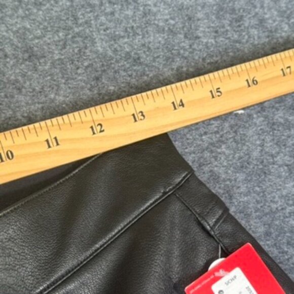 Spanx Womens Leather Like Slim Straight Pant Crop Size Small Petite Black NWT - Picture 11 of 15